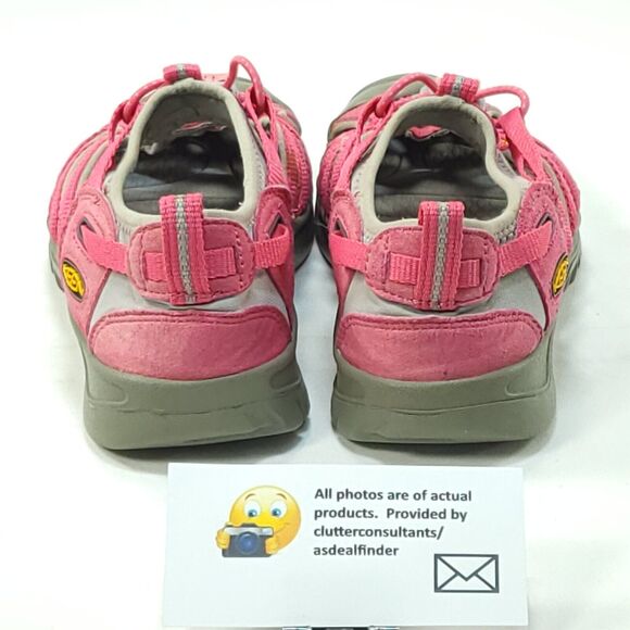 Keen Whisper Outdoor Adjustable Trail Sandal Youth Girls Size 4 1012309 Pink - Picture 3 of 8